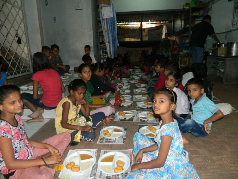 Sunday Activity program for Slum Children of Koperkhairane held on 12th February 2017 with Mid Day Lunch.