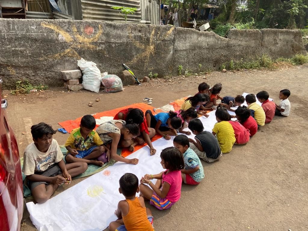 Slum Children Program conducted on 29 December 2019