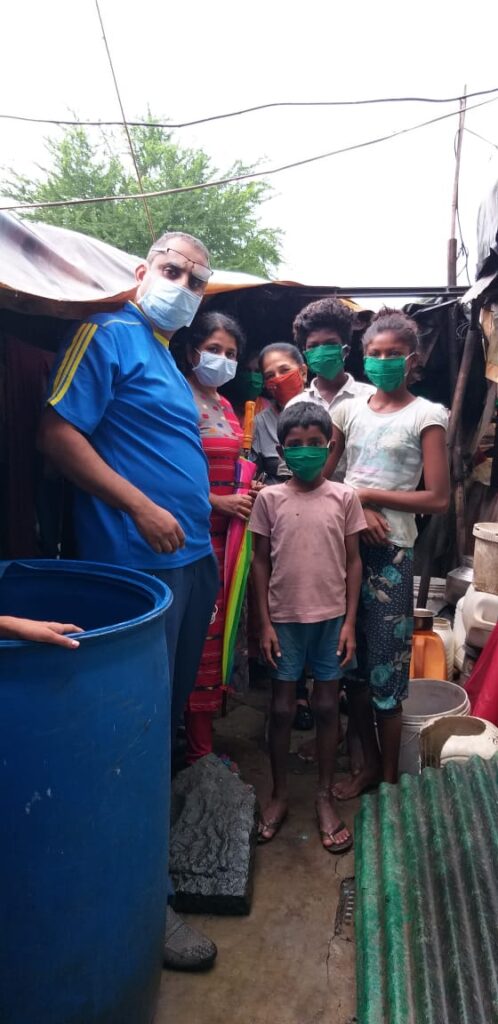 Mask Distribution for Slum Children of Koperkhairane