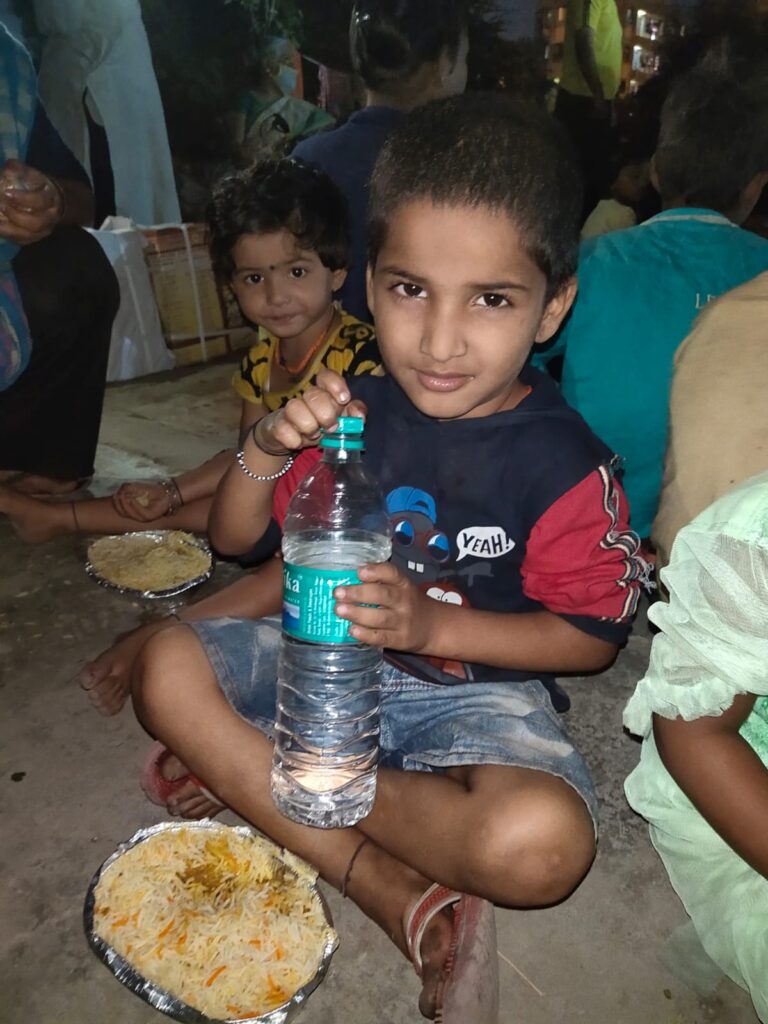 Welfare Activity- Celebrated Makar Sankranti with Slum Children.