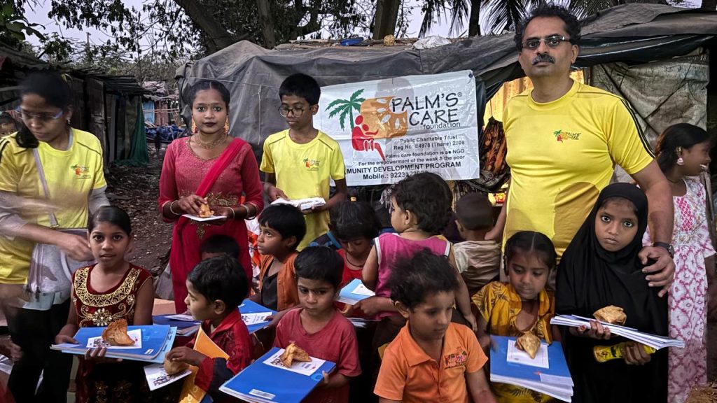 Christmas Celebration Event with slum children of Koperkhairane Conducted on 25 December 2024