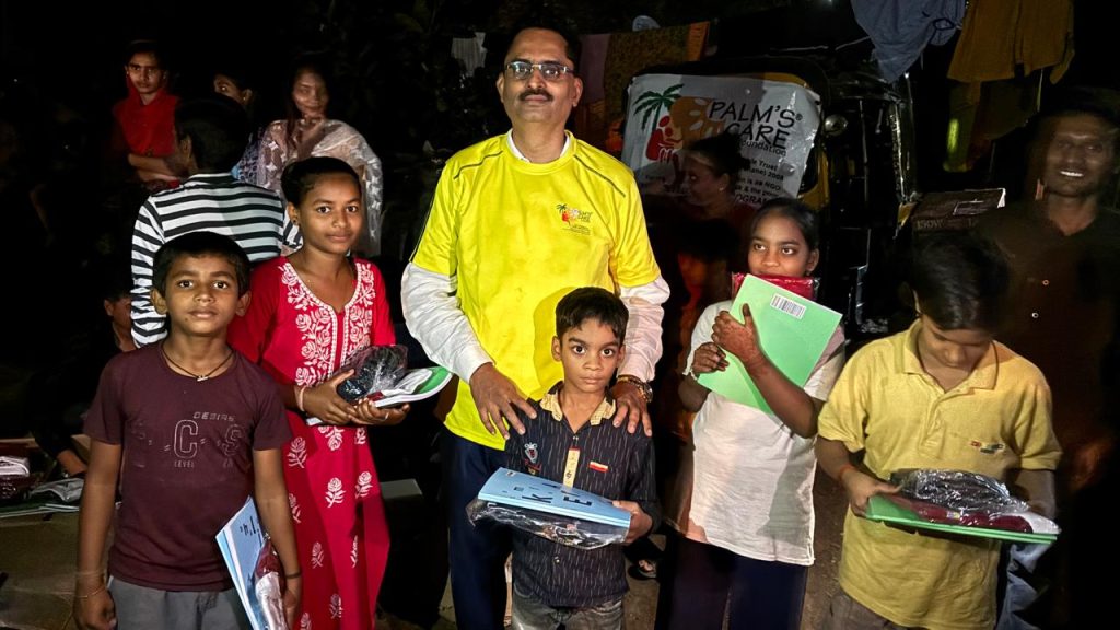 Welfare Program for Slum Children: Distribution of T-shirt, Track pant and Note book on 29 December 2024