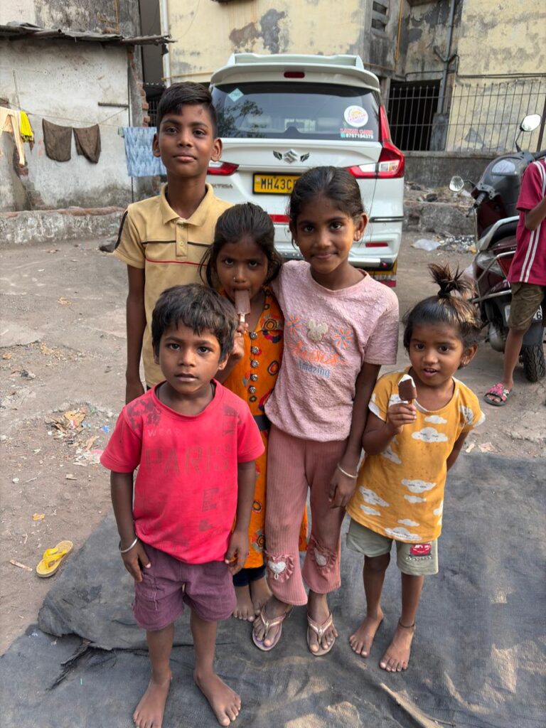Evening Ice Cream Treat for 120 Slum Children in Koperkhairane, Navi Mumbai conducted on 31 May 2026