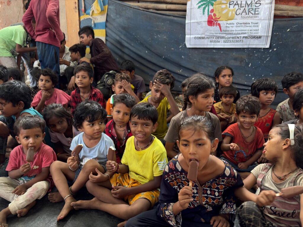 Distribution of Bananas and Ice Cream for Slum children of Koperkhairane conducted on 13 June 2026