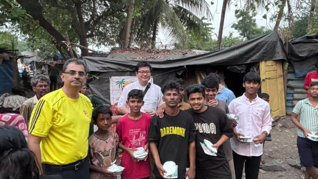 Feeding Program conducted on 17 Oct 2026 for Slum children of Koperkhairane