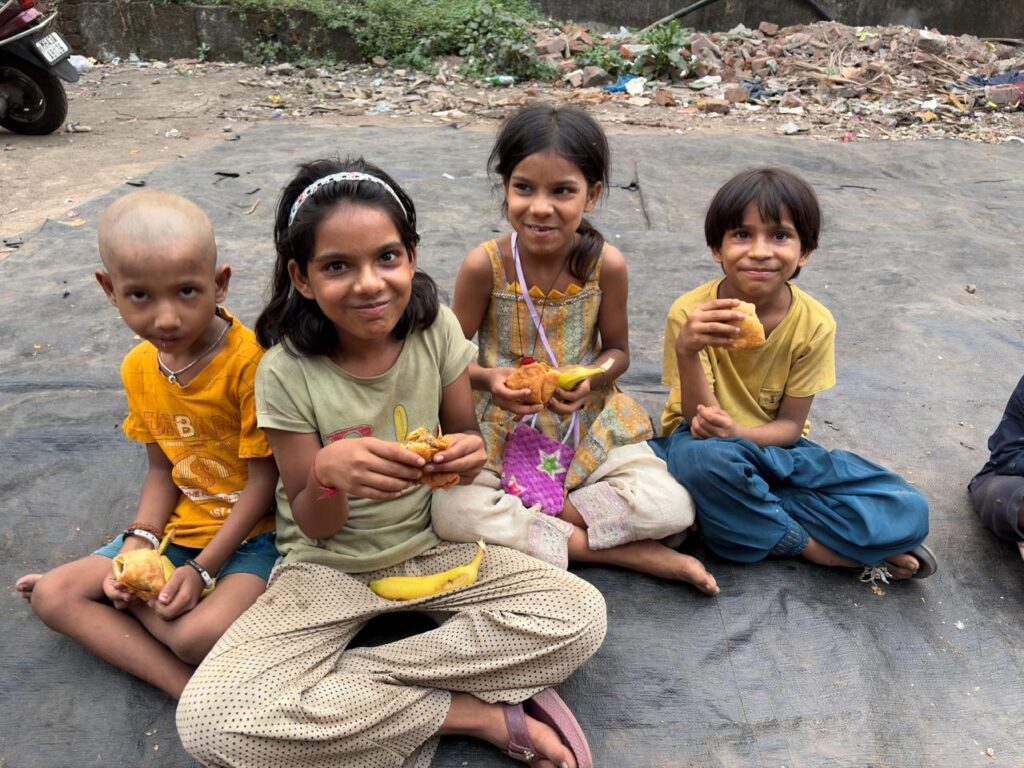 Snacks distribution for slum children of Koperkhairane conducted on 24 oct 2026